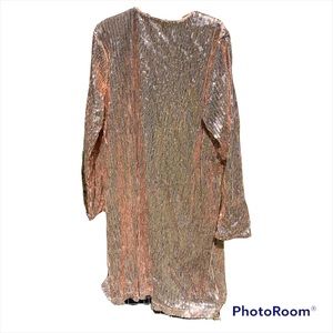 Gold Sequence Kimono from Forever21+ NWT 3X